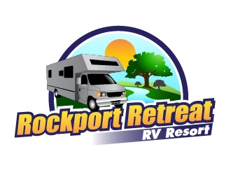Rockport Retreat RV Resort logo design by usef44