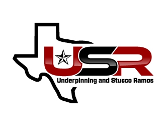 Underpinning and Stucco Ramos , USR logo design by jaize