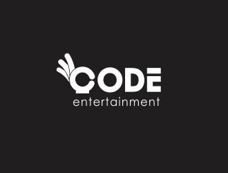 Code entertainment  logo design by YONK