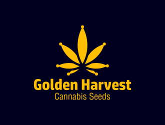 Golden Harvest Cannabis Seeds logo design by Panara
