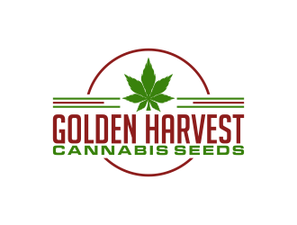 Golden Harvest Cannabis Seeds logo design by imagine