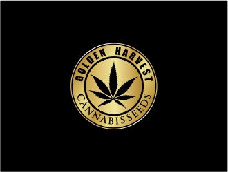 Golden Harvest Cannabis Seeds logo design by amazing