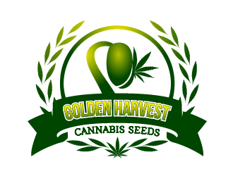 Golden Harvest Cannabis Seeds logo design by firstmove