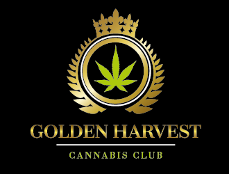 Golden Harvest Cannabis Seeds logo design by spiritz