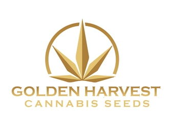 Golden Harvest Cannabis Seeds logo design by Roma