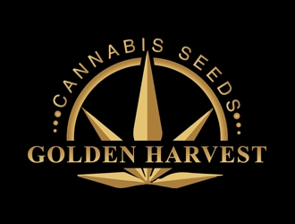 Golden Harvest Cannabis Seeds logo design by Roma