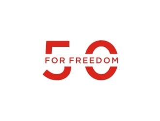 50 for Freedom logo design by Franky.