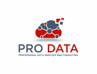 PRO DATA, professional data services and consulting. logo design by goblin