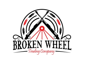 Broken Wheel Trading Company logo design by Suvendu