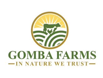 Gomba Farms logo design by Roma