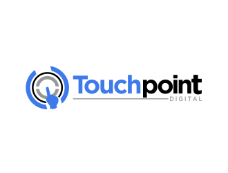 Touchpoint Digital logo design by evdesign
