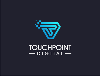 Touchpoint Digital logo design by Asani Chie