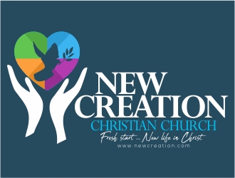 New Creation Christian Church logo design by nikkiblue