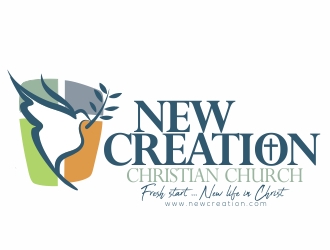 New Creation Christian Church logo design by nikkiblue