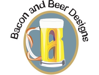 BACON & BEER DESIGNS   logo design by not2shabby