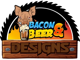 BACON & BEER DESIGNS   logo design by romano