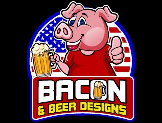 BACON & BEER DESIGNS   logo design by uttam