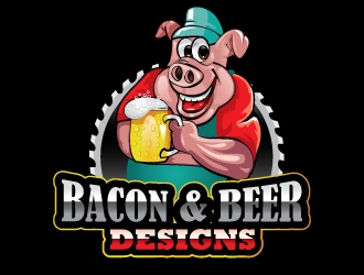 BACON & BEER DESIGNS   logo design by Suvendu