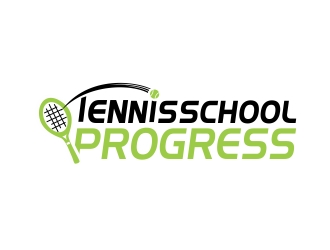 Tennisschool Progress logo design by ruki