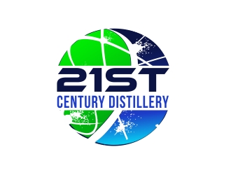 21st Century Distillery logo design by mindstree