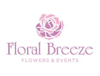 Floral Breeze Flowers & Events logo design by cikiyunn