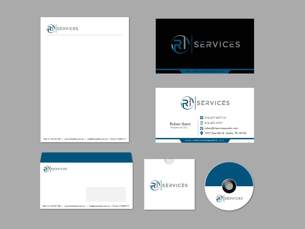 RI Services logo design by shravya