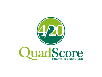 QuadScore Insurance Services logo design by ekitessar