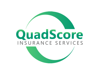 QuadScore Insurance Services logo design by BeDesign