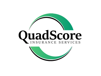 QuadScore Insurance Services logo design by BeDesign