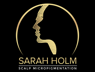Sarah Holm    Scalp MicroPigmentation logo design by aldesign