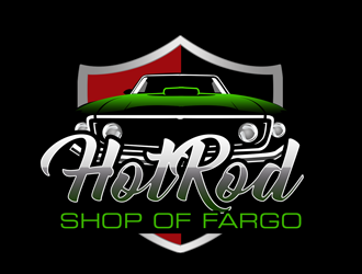Hot Rod Shop of Fargo logo design by kunejo