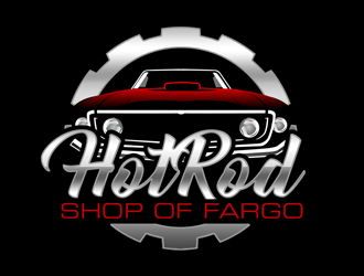 Hot Rod Shop of Fargo logo design by kunejo