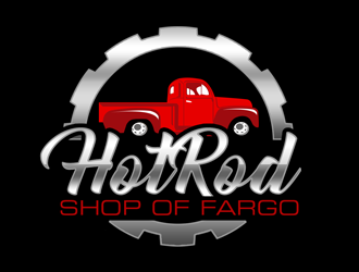 Hot Rod Shop of Fargo logo design by kunejo