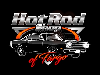 Hot Rod Shop of Fargo logo design by aRBy