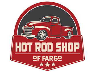 Hot Rod Shop of Fargo logo design by Optimus
