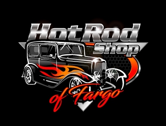 Hot Rod Shop of Fargo logo design by aRBy