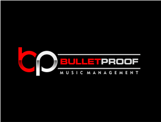 BulletProof Music Management  logo design by kimora