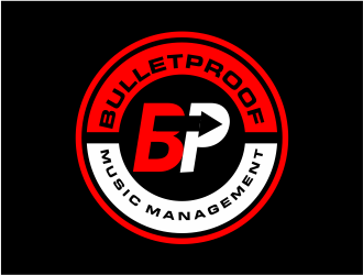 BulletProof Music Management  logo design by amazing