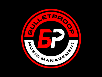 BulletProof Music Management  logo design by amazing