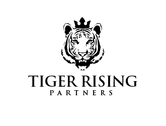 Tiger Rising Partners logo design by BeDesign
