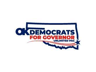 Democrats for Governor PAC logo design by jaize