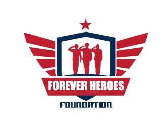 Forever Heroes Foundation logo design by usashi
