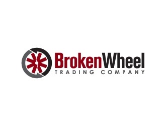 Broken Wheel Trading Company logo design by gipanuhotko