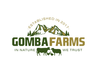 Gomba Farms logo design by Panara