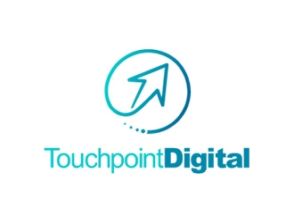 Touchpoint Digital logo design by Coolwanz