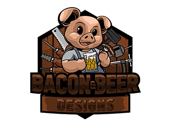 BACON & BEER DESIGNS   logo design by bushixbushi