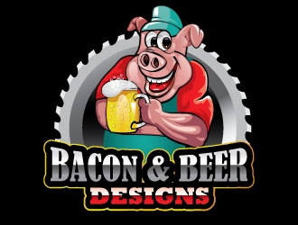 BACON & BEER DESIGNS   logo design by Suvendu