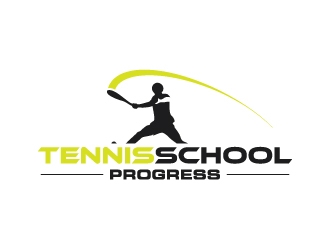 Tennisschool Progress logo design by zakdesign700