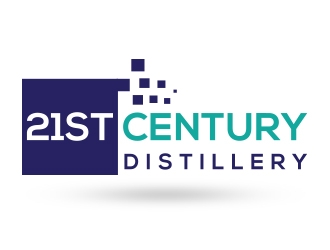 21st Century Distillery logo design by aqibahmed