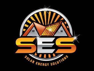 SES SOLAR ENERGY SOLUTIONS of AMERICA logo design by Suvendu